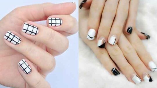 Black & White: 2 it-colors for nails