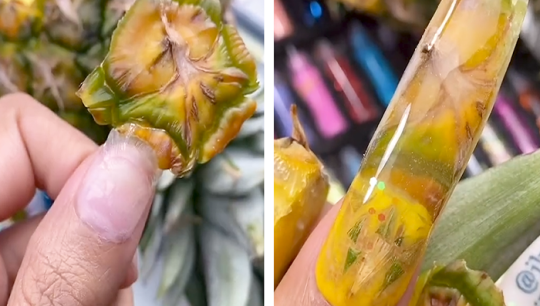 How about a manicure made with the skin of certain fruits and vegetables?