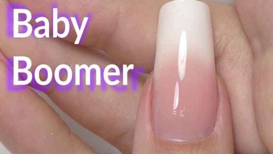 How to achieve Baby Boomer manicure?